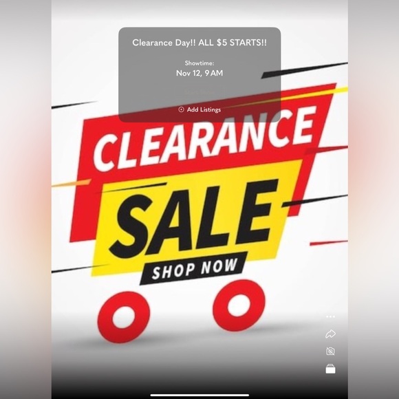 61-80 Clearance Show Wednesday Nov 12th 9am cdt $5 STARTS. BRAND NAMES - Picture 1 of 1